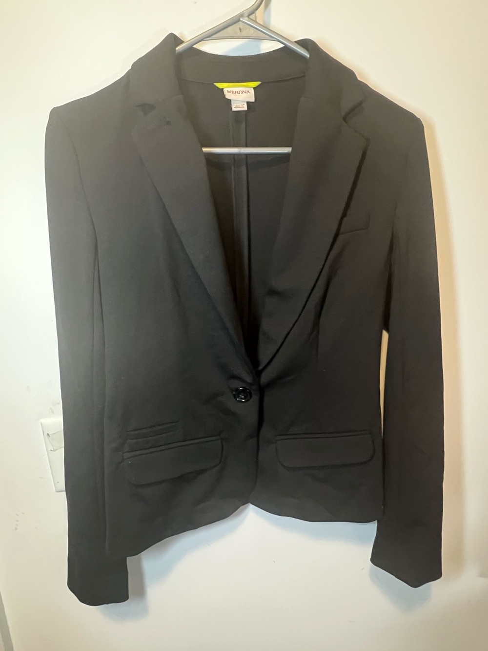 Merona Black Single-Button Tailored Blazer